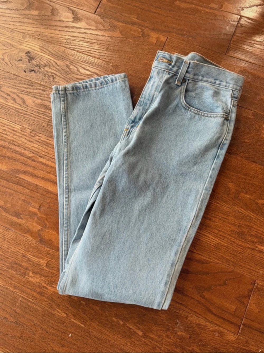 George Light Blue Men's Classic Straight Jeans